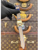 (UNUSED) AP AUDEMARS PIGUET DEVA 18K 750 YELLOW GOLD FACTORY DIAMOND REF 67421BA MOTHER OF PEARL DIAL 25MM QUARTZ WATCH