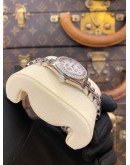 2003 ROLEX OYSTER PERPETUAL DATE DIAMOND BEZEL REF 69174 WHITE DIAL 26MM AUTOMATIC WATCH