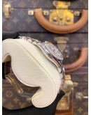 2003 ROLEX OYSTER PERPETUAL DATE DIAMOND BEZEL REF 69174 WHITE DIAL 26MM AUTOMATIC WATCH