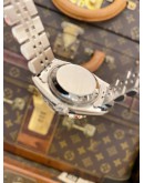 2003 ROLEX OYSTER PERPETUAL DATE DIAMOND BEZEL REF 69174 WHITE DIAL 26MM AUTOMATIC WATCH