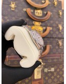 ROLEX DATEJUST 31 DIAMOND BEZEL REF 68240 WHITE ROMAN NUMERALS DIAL 31MM AUTOMATIC WATCH 