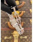 (LIKE NEW) 2013 LONGINES DOLCE VITA REF L5.155.4 WHITE ROMAN DIAL 20MM QUARTZ WATCH 