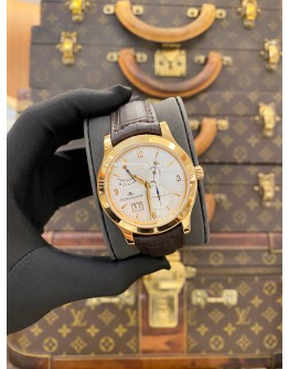 (LIKE NEW) 2017 JAEGER-LECOULTRE MASTER EIGHT DAYS 18K 750 ROSE GOLD REF 146.2.17 WHITE DIAL 41.5MM X 50MM AUTOMATIC WATCH 