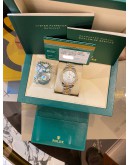 (LIKE NEW) 2017 ROLEX DATEJUST 31 18K 750 YELLOW GOLD JUBILEE FACTORY DIAMOND REF 178383 MOTHER OF PEARL DIAMOND DIAL 31MM AUTOMATIC WATCH -FULL SET-