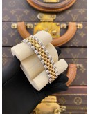 (LIKE NEW) 2017 ROLEX DATEJUST 31 18K 750 YELLOW GOLD JUBILEE REF 178273 BLACK DIAMOND DIAL 31MM AUTOMATIC WATCH -FULL SET-