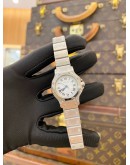 2005 CARTIER SANTOS OCTAGON REF 0906 WHITE DIAL 24MM X 31MM AUTOMATIC WATCH