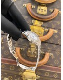 2005 CARTIER SANTOS OCTAGON REF 0906 WHITE DIAL 24MM X 31MM AUTOMATIC WATCH