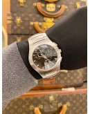 (LIKE NEW) 2015 LONGINES OPPOSITION CHRONOGRAPH REF L3 618 4 BLACK DIAL 38MM QUARTZ WATCH