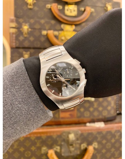 (LIKE NEW) 2015 LONGINES OPPOSITION CHRONOGRAPH REF L3 618 4 BLACK DIAL 38MM QUARTZ WATCH