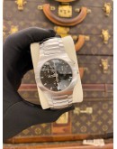 (LIKE NEW) 2015 LONGINES OPPOSITION CHRONOGRAPH REF L3 618 4 BLACK DIAL 38MM QUARTZ WATCH