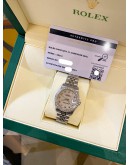 ROLEX DATEJUST 31 JUBILEE DIAMOND BEZEL REF 68274 SILVER COMPUTER DIAL 31MM AUTOMATIC WATCH