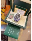 (LIKE NEW) 2013 ROLEX GMT-MASTER II BATMAN REF 116710 BLACK DIAL 40MM AUTOMATIC WATCH -FULL SET-