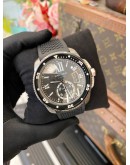 2015 CARTIER CALIBRE DE CARTIER DIVER REF 3729 BLACK ROMAN NUMERALS DIAL 42MM AUTOMATIC WATCH -FULL SET-
