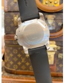 2015 CARTIER CALIBRE DE CARTIER DIVER REF 3729 BLACK ROMAN NUMERALS DIAL 42MM AUTOMATIC WATCH -FULL SET-