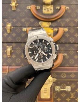 (LIKE NEW) 2022 HUBLOT BIG BANG AERO BANG CHRONOGRAPH REF 311.SX.1170.GR SKELETON DIAL 44MM AUTOMATIC WATCH