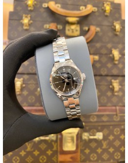 2015 TAG HEUER CARRERA LADY REF WV1414 BLACK DIAL 27MM QUARTZ WATCH -FULL SET-