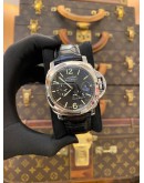 (LIKE NEW) 2005 PANERAI LUMINOR POWER RESERVE REF PAM00090 BLACK DIAL 44MM AUTOMATIC WATCH -FULL SET-