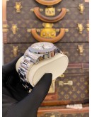 (LIKE NEW) 2020 LONGINES CONQUEST CHRONOGRAPH REF L3.662.4 WHITE DIAL 41MM AUTOMATIC WATCH