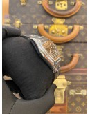 2005 CARTIER ROADSTER DE CARTIER UNISEX REF 2510 BLACK ROMAN NUMERALS DIAL 38MM X 44MM AUTOMATIC WATCH -FULL SET-