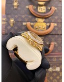 (LIKE NEW) 2015 ROLEX DAYTONA REF 116518 18K 750 YELLOW GOLD (UPGRADED 116588TBR) EYE OF THE TIGER DIAMOND DIAL 40MM AUTOMATIC WATCH 