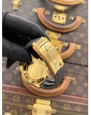 (LIKE NEW) 2015 ROLEX DAYTONA REF 116518 18K 750 YELLOW GOLD (UPGRADED 116588TBR) EYE OF THE TIGER DIAMOND DIAL 40MM AUTOMATIC WATCH 