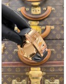 (LIKE NEW) 2015 ROLEX DAYTONA REF 116518 18K 750 ROSE GOLD (UPGRADED 116595RBOW RAINBOW SAPPHIRE) BLACK DIAL 40MM AUTOMATIC WATCH