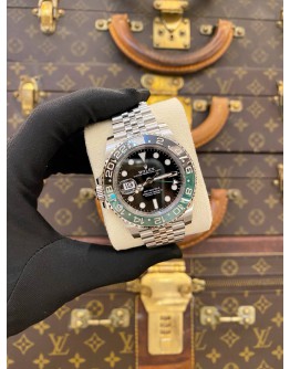 (UNUSED) 2025 ROLEX GMT-MASTER II SPRITE JUBILEE REF 126720 BLACK DIAL 40MM AUTOMATIC WATCH -FULL SET-
