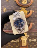 (UNUSED COLLECTOR CONDITION) 2002 ROLEX DATEJUST 36 JUBILEE REF 16234 BLUE ROMAN NUMERALS DIAL 36MM AUTOMATIC WATCH -FULL SET-