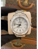 (UNUSED) 2024 OMEGA SEAMASTER PLANET OCEAN WHITE CERAMIC REF 232.30.42.21.04.001 WHITE DIAL 42MM AUTOMATIC WATCH -FULL SET-
