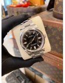 (LIKE NEW) 2024 ROLEX OYSTER PERPETUAL 36 REF 126000 BLACK DIAL 36MM AUTOMATIC WATCH -FULL SET-