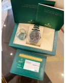 (LIKE NEW) 2016 ROLEX OYSTER PERPETUAL 39 REF 114300 RHODIUM DIAL 39MM AUTOMATIC WATCH -FULL SET-