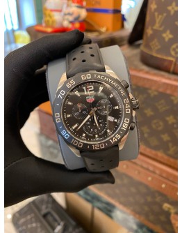 (LIKE NEW) 2025 TAG HEUER FORMULA 1 CHRONOGRAPH REF CAZ1010 BLACK DIAL 43MM QUARTZ WATCH -FULL SET-