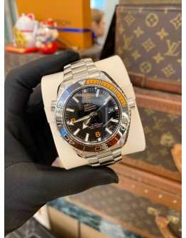 (LIKE NEW) 2022 OMEGA SEAMASTER PLANET OCEAN CO-AXIAL MASTER CHRONOMETER 600M REF 215.30.44.21.01.002 BLACK DIAL 43.5MM AUTOMATIC WATCH -FULL SET-