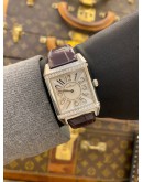 (LIKE NEW) 2020 JAEGER-LECOULTRE REVERSO SQUADRA LADY REF 234.8.47 SILVER DIAL 29MM X 42MM QUARTZ WATCH 