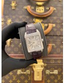 (LIKE NEW) 2020 JAEGER-LECOULTRE REVERSO SQUADRA LADY REF 234.8.47 SILVER DIAL 29MM X 42MM QUARTZ WATCH 