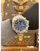 (UNUSED) 2023 TAG HEUER FORMULA 1 CHRONOGRAPH REF CAZ1010K BLUE DIAL 43MM QUARTZ WATCH -FULL SET-