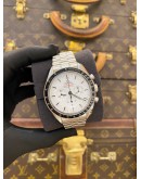 (UNUSED) 2024 OMEGA SPEEDMASTER PROFESSIONAL MOONWATCH PANDA CHRONOGRAPH REF 310.30.42.50.04.001 WHITE DIAL 42MM AUTOMATIC WATCH -FULL SET-