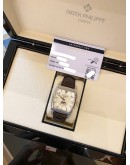 (LIKE NEW) PATEK PHILIPPE GONDOLO MOONPHASE 18K 750 WHITE GOLD REF 5135G SILVER DIAL 51MM X 38MM AUTOMATIC WATCH