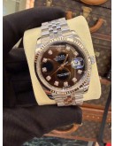 (LIKE NEW) 2016 ROLEX DATEJUST 36 REF 116234 BLACK DIAMOND DIAL 36MM AUTOMATIC WATCH