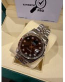 (LIKE NEW) 2016 ROLEX DATEJUST 36 REF 116234 BLACK DIAMOND DIAL 36MM AUTOMATIC WATCH