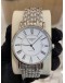 (UNUSED) 2018 LONGINES PRESENCE REF L4.921.4.11.6 WHITE DIAL 38.5MM AUTOMATIC WATCH -FULL SET-