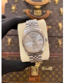 ROLEX DATEJUST 36 JUBILEE REF 16014 SILVER TRITIUM DIAL 36MM AUTOMATIC WATCH