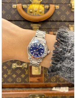 2012 OMEGA SEAMASTER PROFESSIONAL DIVER 300M REF 2285.80.00 BLUE DIAL 28MM QUARTZ WATCH
