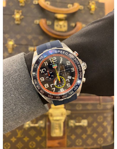 2023 TAG HEUER FORMULA 1 RED BULL RACING CHRONOGRAPH REF CAZ101AL BLUE DIAL 43MM QUARTZ WATCH