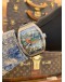 (LIKE NEW) 2023 FRANCK MULLER VANGUARD TITANIUM DRAGON EYES DIAMOND LIMITED EDITION 88PCS WORLDWIDE REF V45SCDT GREEN DIAL 43MM AUTOMATIC WATCH -FULL SET-