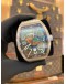 (LIKE NEW) 2023 FRANCK MULLER VANGUARD TITANIUM DRAGON EYES DIAMOND LIMITED EDITION 88PCS WORLDWIDE REF V45SCDT GREEN DIAL 43MM AUTOMATIC WATCH -FULL SET-