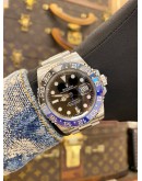 2017 ROLEX GMT-MASTER II BATMAN REF 116710 BLACK DIAL 40MM AUTOMATIC WATCH -FULL SET-
