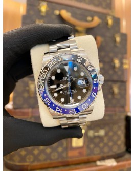 2017 ROLEX GMT-MASTER II BATMAN REF 116710 BLACK DIAL 40MM AUTOMATIC WATCH -FULL SET-