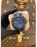 (LIKE NEW) 2023 BREITLING SUPEROCEAN AUTOMATIC 46 BLACKSTEEL REF M17368 BLUE DIAL 46MM AUTOMATIC WATCH -FULL SET-