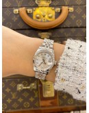 (UNUSED) 2013 ROLEX LADY DATEJUST DIAMOND JUBILEE REF 179174 SILVER DIAL 26MM AUTOMATIC WATCH -FULL SET-